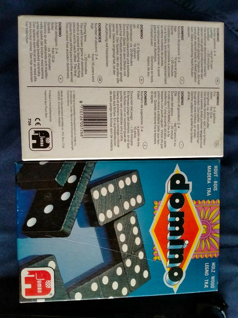 Domino Jumbo n° 726, Enlèvement ou Envoi, Utilisé, Jumbo