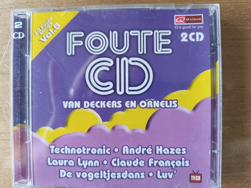 Foute cd volume 5 van Deckers en Ornelis (2 cd's), Ophalen of Verzenden, Zo goed als nieuw, Pop