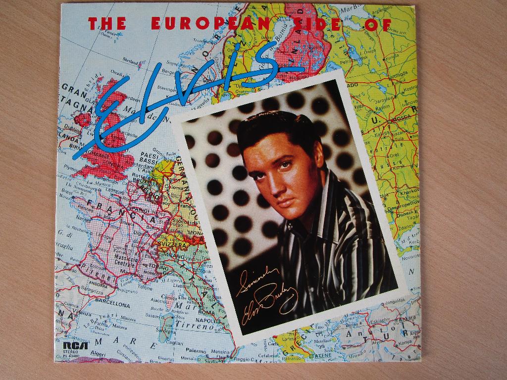 ELVIS PRESLEY : THE EUROPIAN SIDE OF ELVIS = RCA VICTOR = LP, Ophalen of Verzenden, Zo goed als nieuw, 12 inch