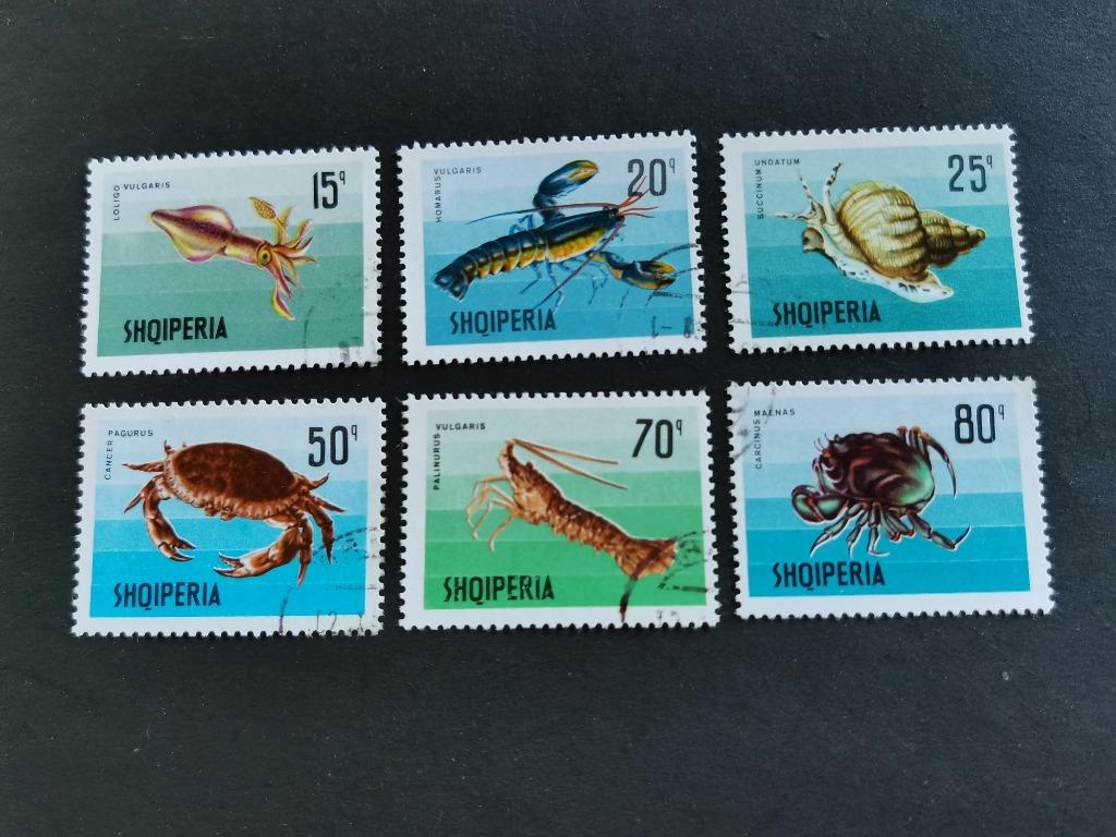 Albanie 1968 - onderwaterfauna, Ophalen of Verzenden, Overige landen, Gestempeld