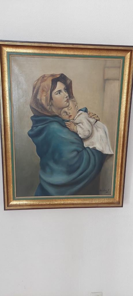Te koop schilderij op doek, Ophalen
