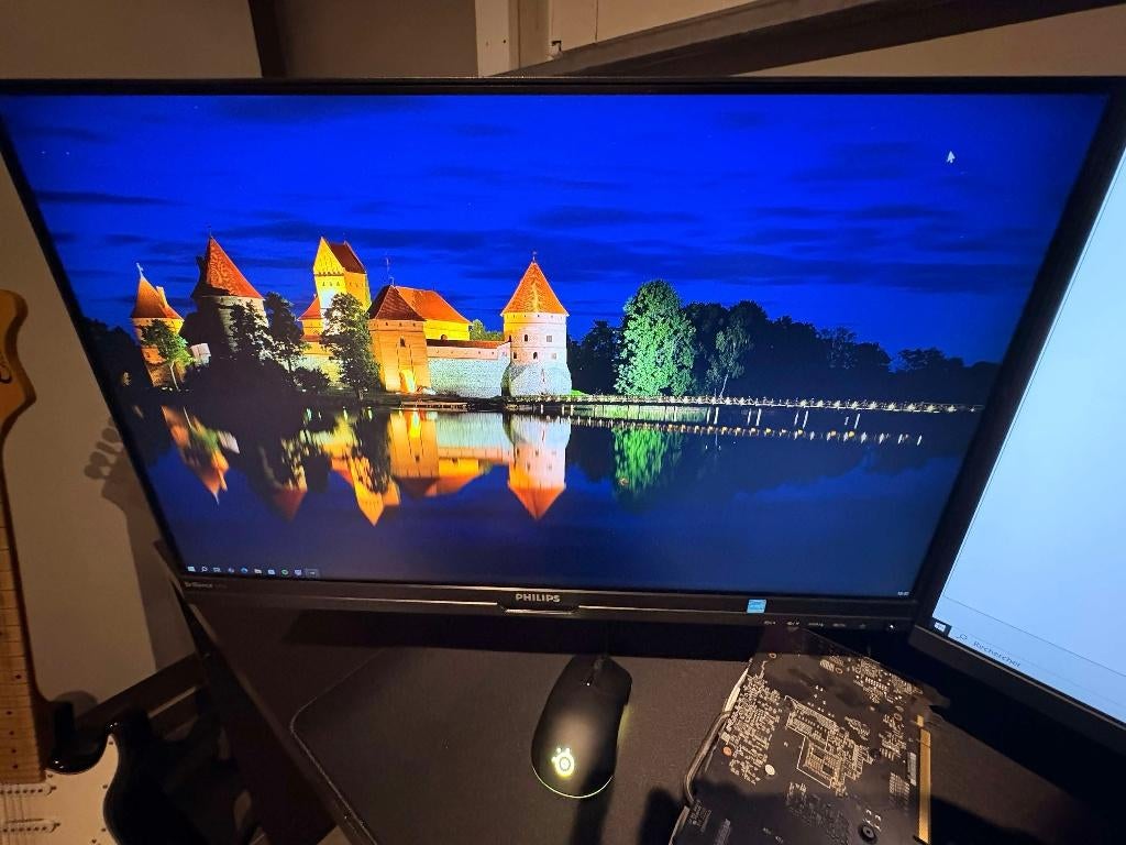 24-inch pc-philips, Computers en Software, Monitoren, Ophalen, Philips, HD, Zo goed als nieuw
