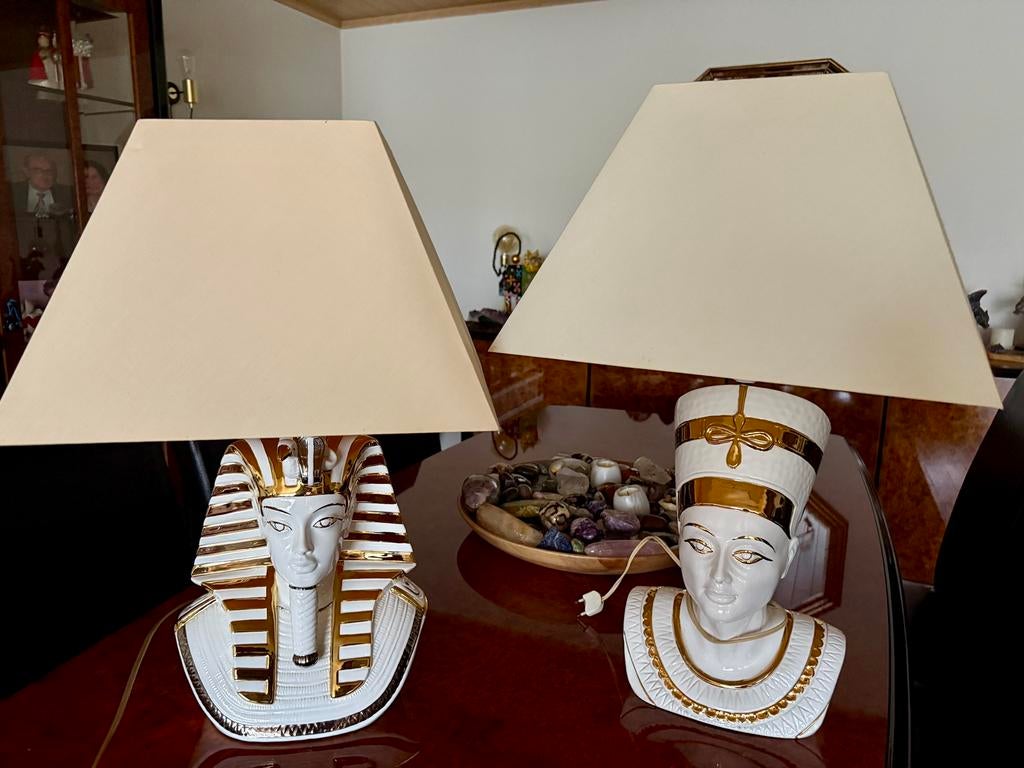 Lampadaire Nefertiti & Toetanchamon, Huis en Inrichting, Ophalen, Gebruikt
