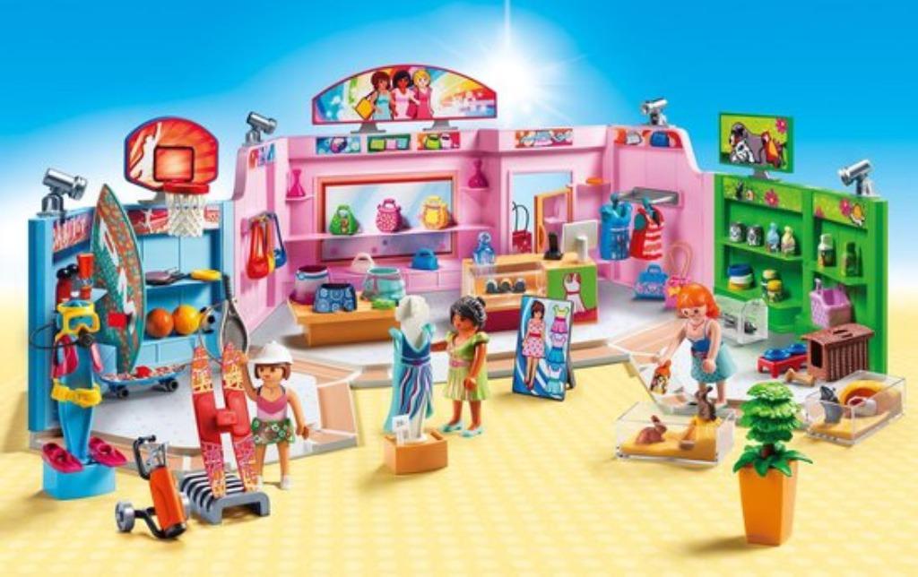 playmobil city life winkelgalerij 9078, Enlèvement, Comme neuf, Ensemble complet