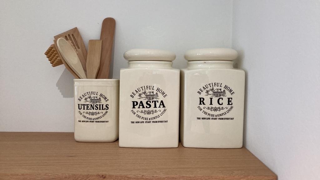 Voorraadpotten RIce-Pasta-Utensils., Enlèvement, Utilisé, Wedgwood, Autres types