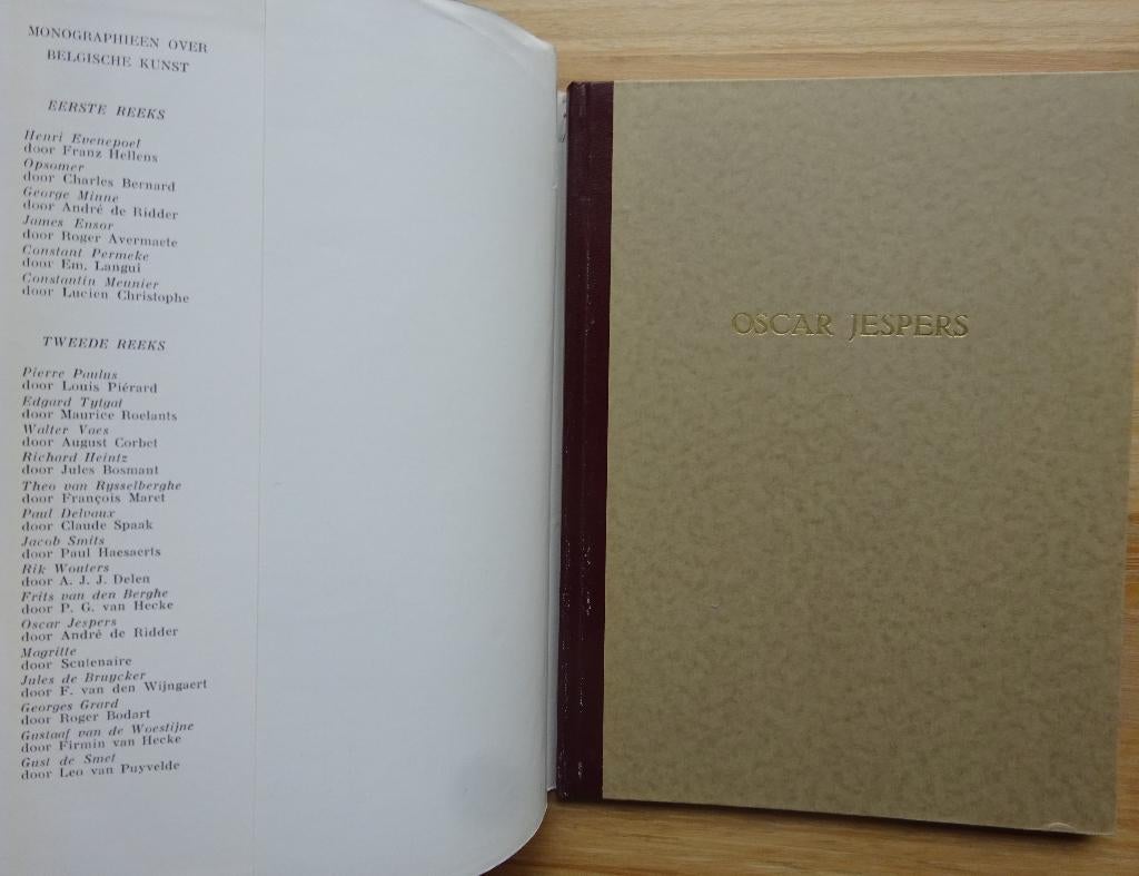 Oscar Jespers, 1948, monografie, Gelezen, Beeldhouwkunst, André De Ridder, Ophalen of Verzenden