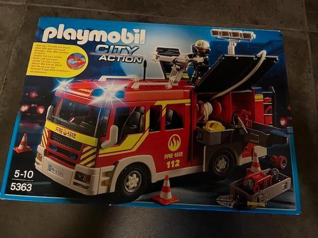 Playmobil brandweerwagen nr 5363, Kinderen en Baby's, Speelgoed | Playmobil, Ophalen, Zo goed als nieuw