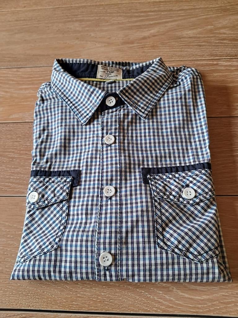 Chemise à carreaux TQF 152, Garçon, TQF Collection, Enlèvement ou Envoi, Chemise ou À manches longues