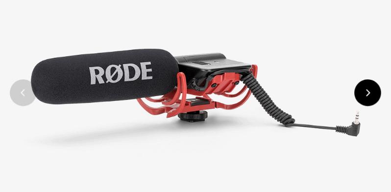 Micro Rode Videomic, Musique & Instruments, Enlèvement ou Envoi, Utilisé, Micro studio