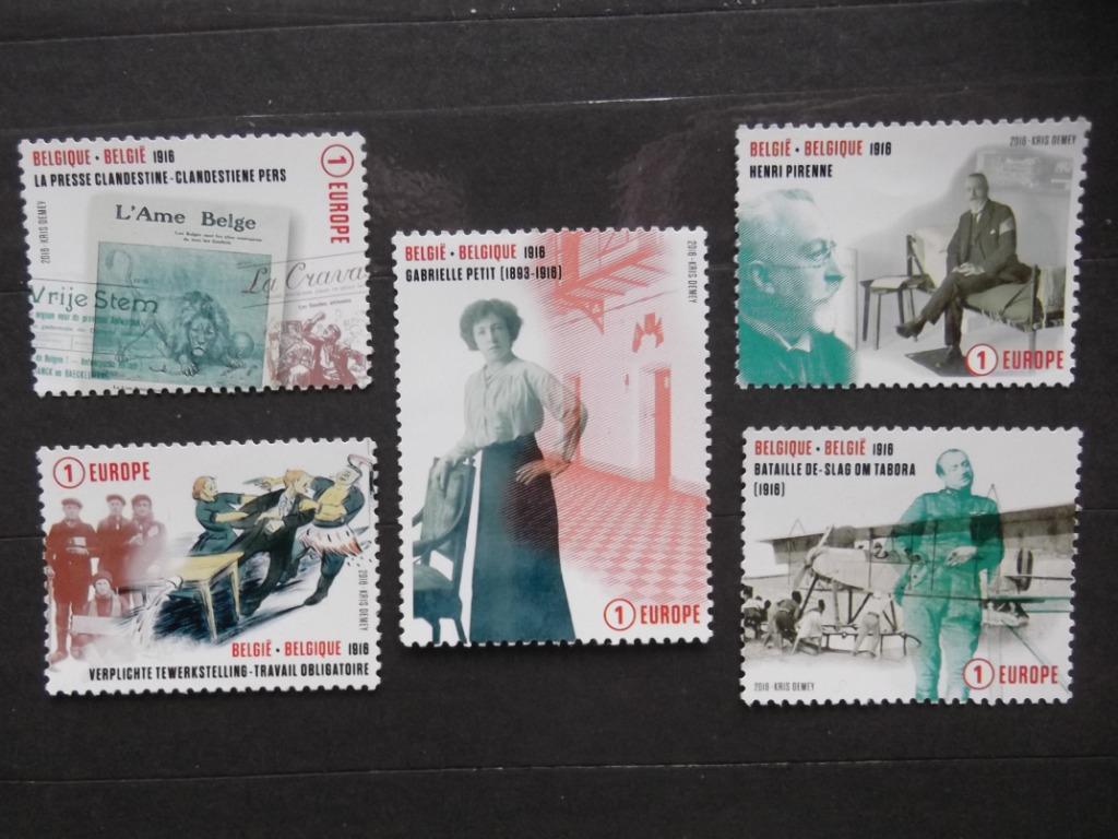 4594-4598 Het verzet - La résistance MNH, Postzegels en Munten, Ophalen of Verzenden, Postfris, Frankeerzegel