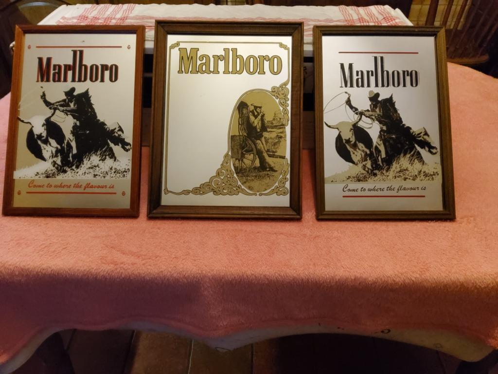 Marlboro 3 miroirs en lot ou detail. Voir détails et photo, Collections, Marques & Objets publicitaires, Enlèvement ou Envoi, Utilisé
