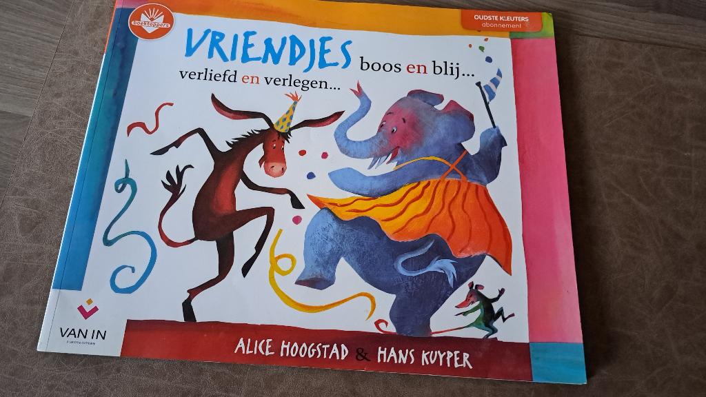 Vriendjes , boos en blij, verliefd en verlegen, Boeken, Ophalen of Verzenden, Gelezen, Vanin, Fictie algemeen