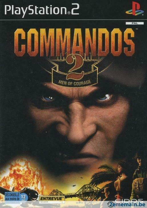jeu ps2 - commandos 2 men of courage, Ophalen, Gebruikt