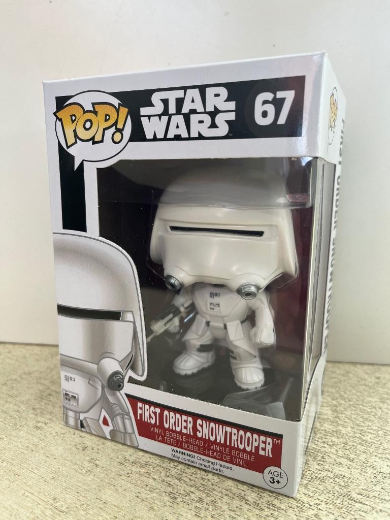 Funko Pop Star Wars 67 First Order Snowtrooper, Verzamelen, Ophalen of Verzenden, Nieuw, Beeldje of Buste