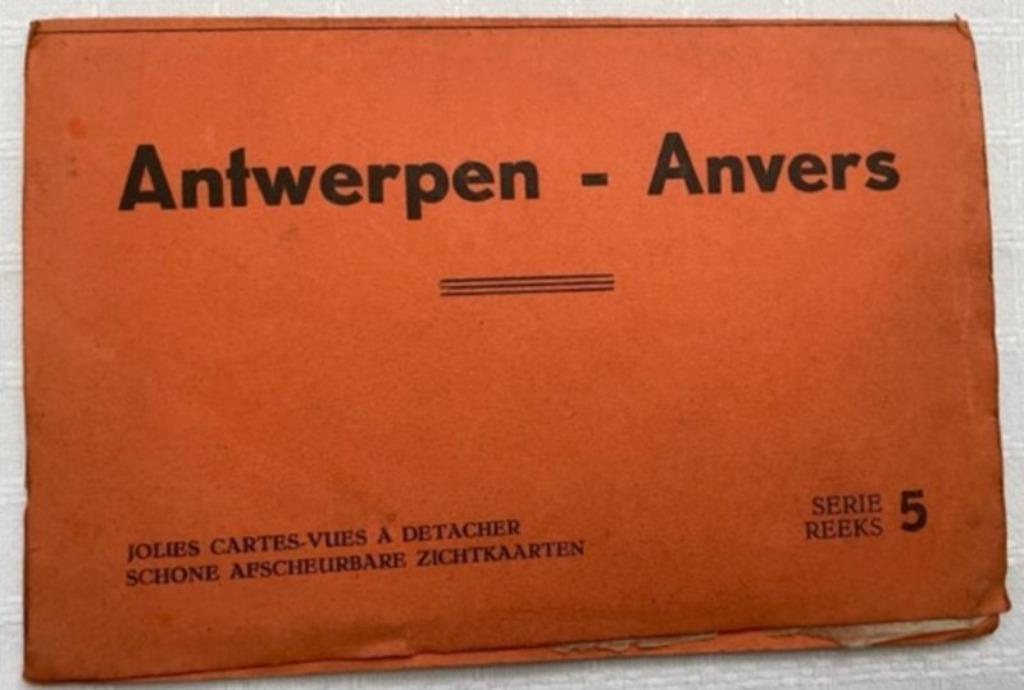 livre de cartes postales Anvers 1950, Antiquités & Art, Enlèvement ou Envoi