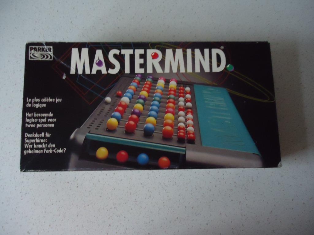 "Mastermind" van Parker Games in prima staat !, Hobby en Vrije tijd, Gezelschapsspellen | Overige, Een of twee spelers, Ophalen of Verzenden