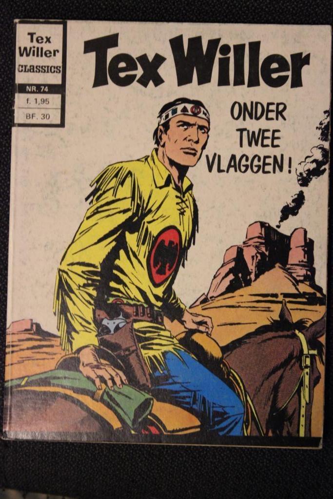 STRIP SC TEX WILLER 74 ONDER TWEE VLAGGEN, Ophalen of Verzenden