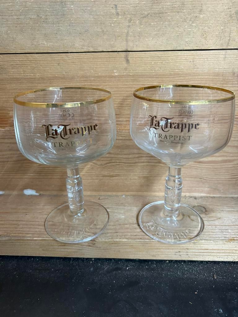 Verres La Trappe, Enlèvement ou Envoi, Utilisé, Verre ou Verres, La Trappe