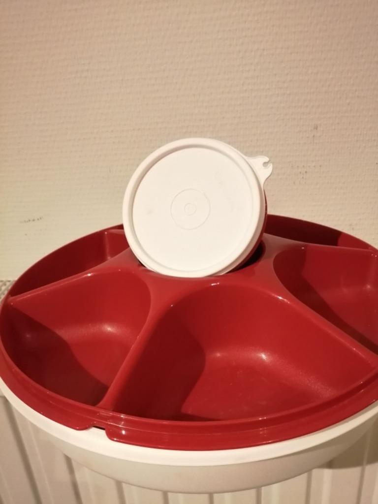 Boite apéritif  à compartiments avec couvercle, Enlèvement, Comme neuf