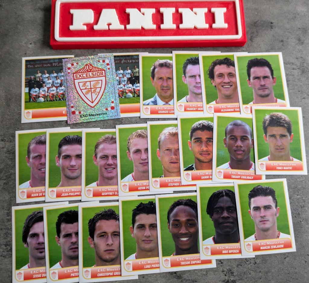 Panini football 2004 22X EX. Stickers EX. MOUSCRON 2004, Envoi, Neuf