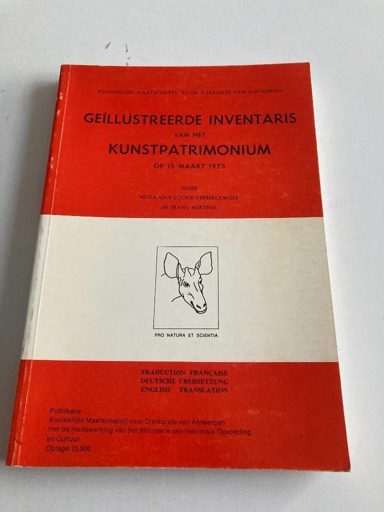 « Inventaire illustré du patrimoine artistique de ZooANTW, Enlèvement ou Envoi, Utilisé, Sculpture, Fr. Mertens