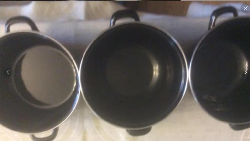 3 pots à moules, Enlèvement ou Envoi, Comme neuf, Autres types