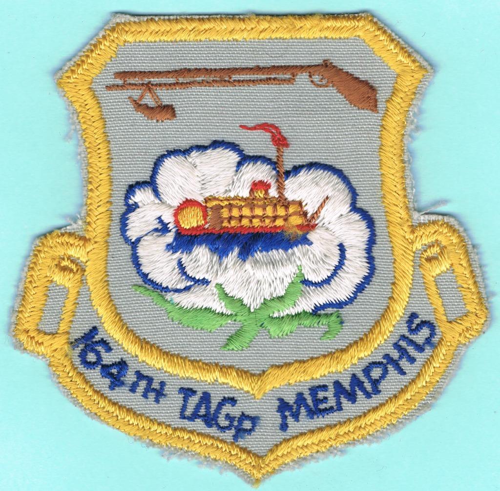 Patch 164th Airlift Group USA ( SP4 ), Ophalen of Verzenden, Luchtmacht, Embleem of Badge