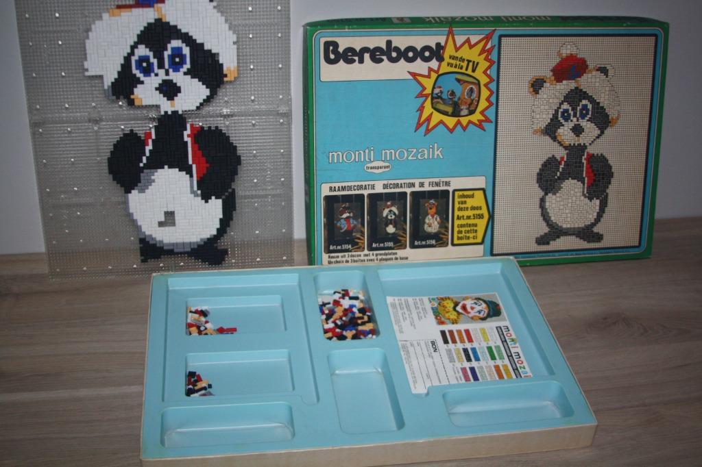 Bereboot monti mozaïk , doos met inhoud., Verzamelen, Ophalen of Verzenden, Gebruikt