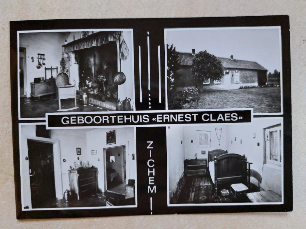oude postkaart Zichem, Verzamelen, Verzenden