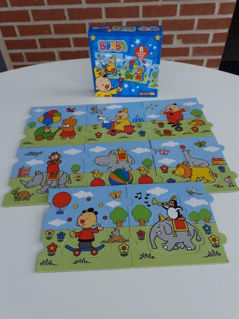 puzzels Bumba en Minnie, Ophalen, Minder dan 10 stukjes, Zo goed als nieuw, 2 tot 4 jaar