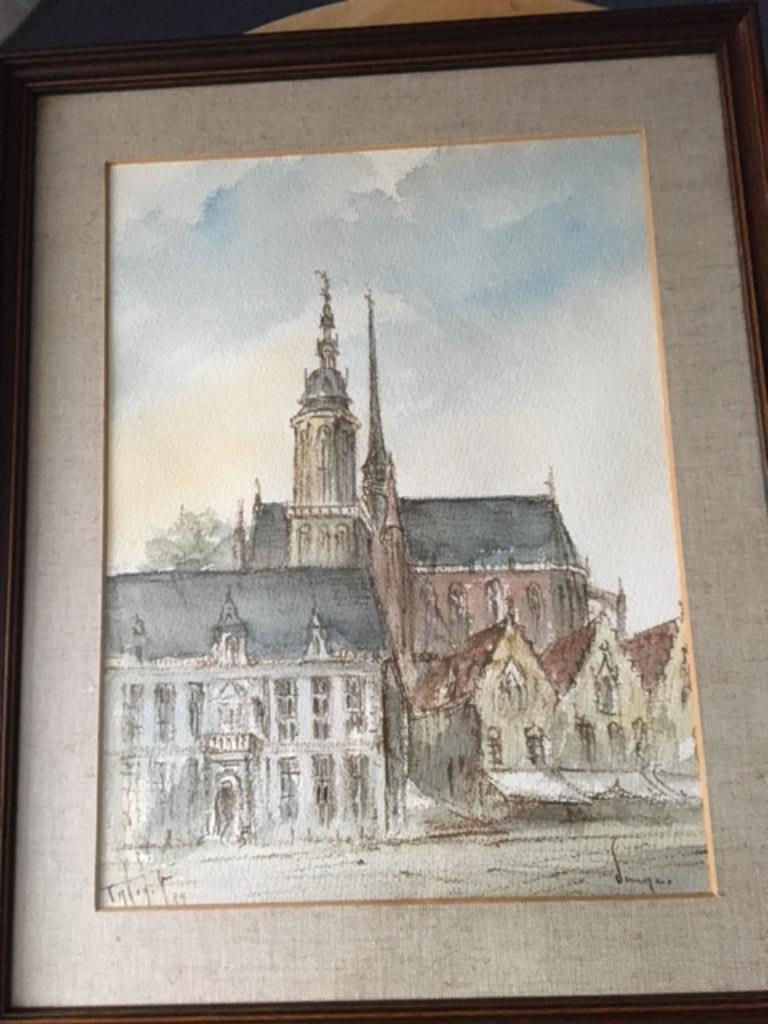 schilderij Georges Tahon, Ophalen