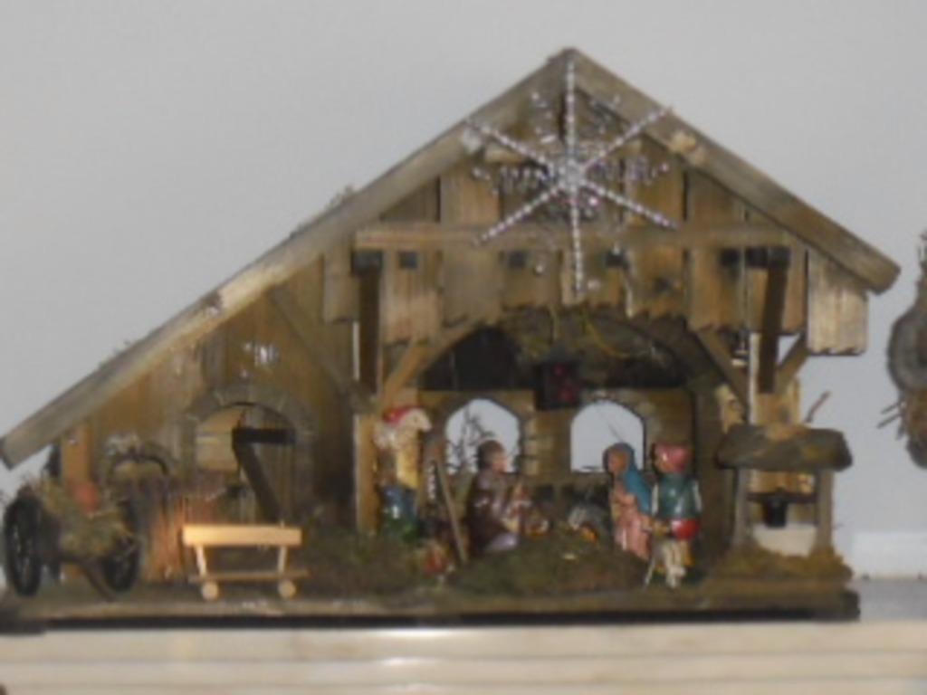 Véritable crèche bavaroise achetée à Munich, Divers, Enlèvement, Comme neuf