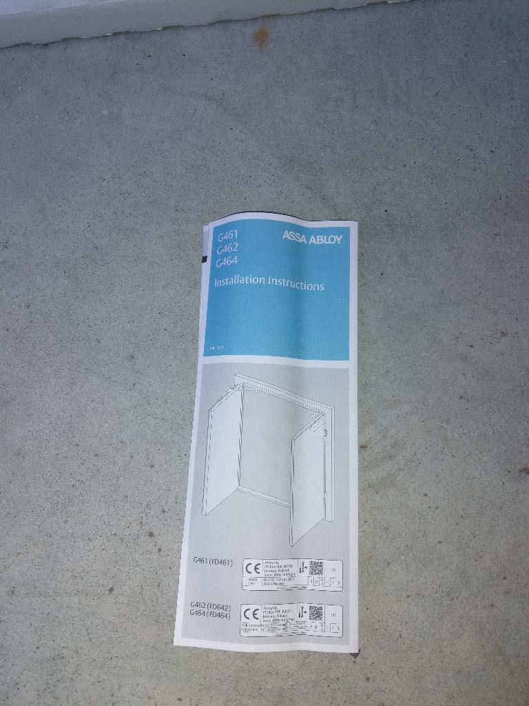 ASSA ABLOY G461, Enlèvement, Neuf