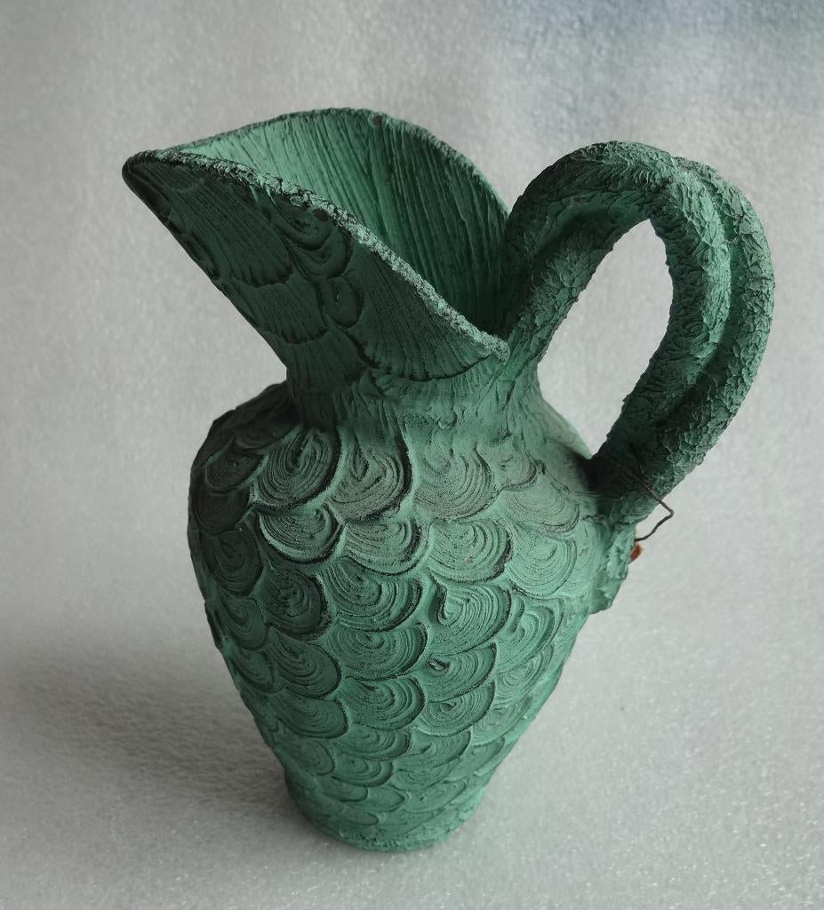 vase en poterie vert, Enlèvement ou Envoi