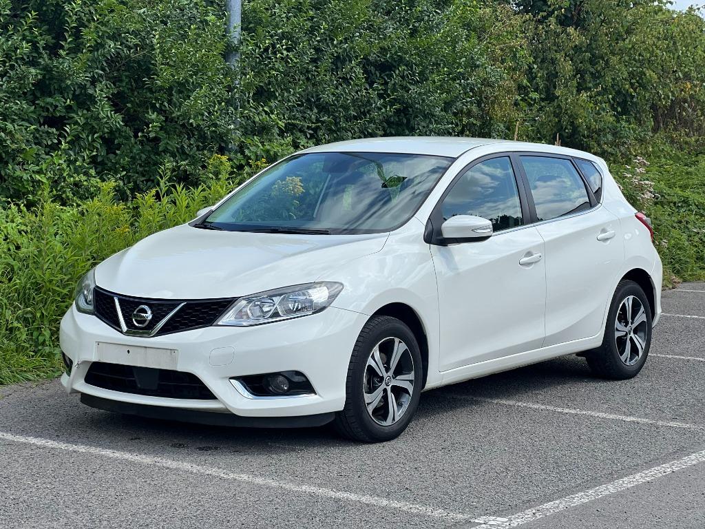 nissan pulsar 1.2 benzine 84810 automaat, Auto's, Nissan, Stof, Euro 6, Wit, Bedrijf