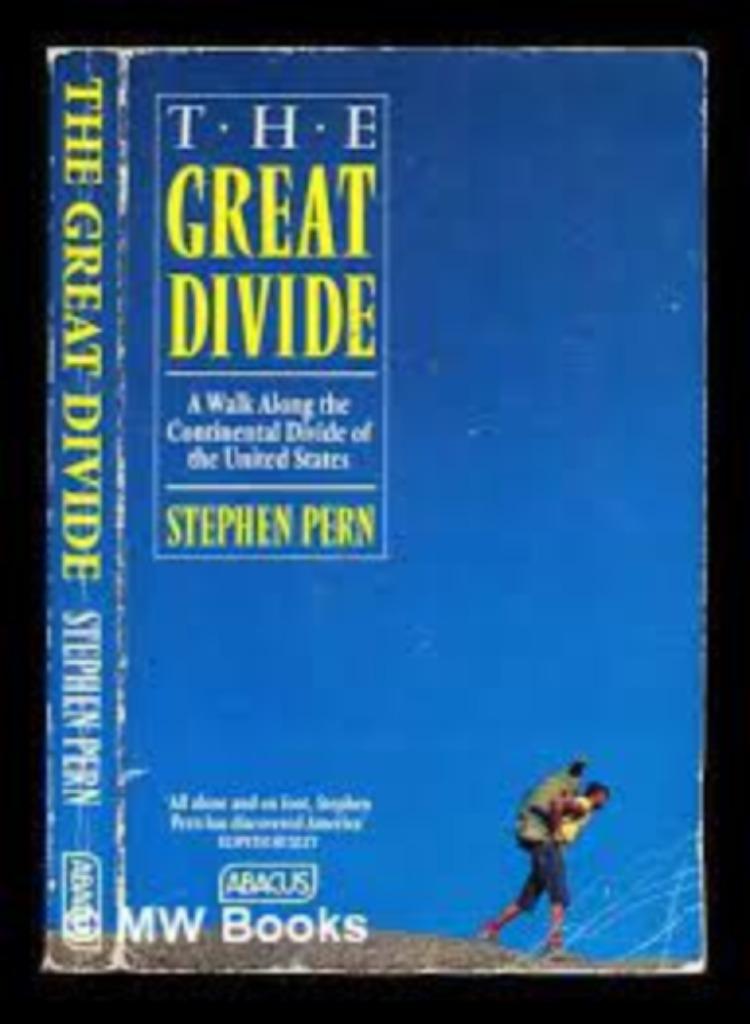 The Great Divide|Stephen Pern 0349101639, Livres, Récits de voyage, Enlèvement ou Envoi, Comme neuf, Zie beschrijving, Amérique du Nord