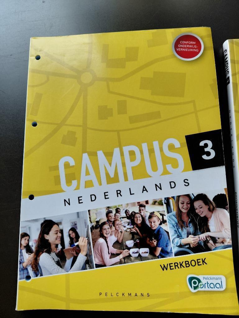 Campus 3 Nederlands werkboek (Pelckmans), Ophalen, ASO, Nieuw, Pelckmans