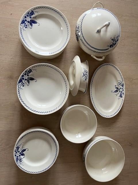 Boch Service — blauw belpatroon/blauw belpatroon, Ophalen
