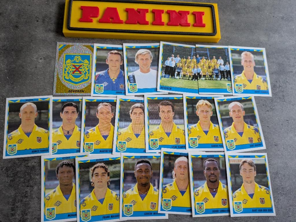 Panini FOOTBALL 99 19 STICKERS 1999 BEVEREN VOETBAL, Ophalen of Verzenden, Nieuw