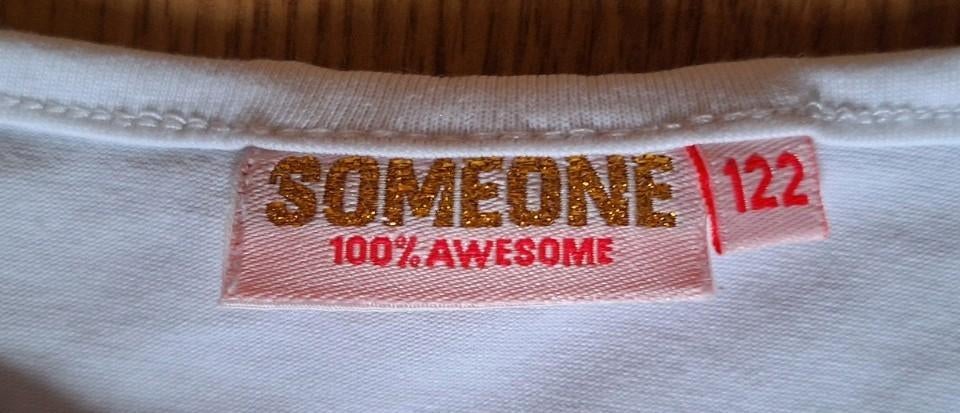 Someone witte shirt palmboom 122, Kinderen en Baby's, Gebruikt, Meisje, Ophalen of Verzenden, Someone