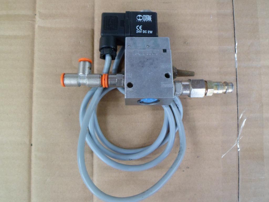 Vanne 3/2 électropneumatique Festo Type 7802 MFH-3-1/8 pouce, Hobby & Loisirs créatifs, Hobby & Loisirs Autre, Utilisé, Enlèvement ou Envoi