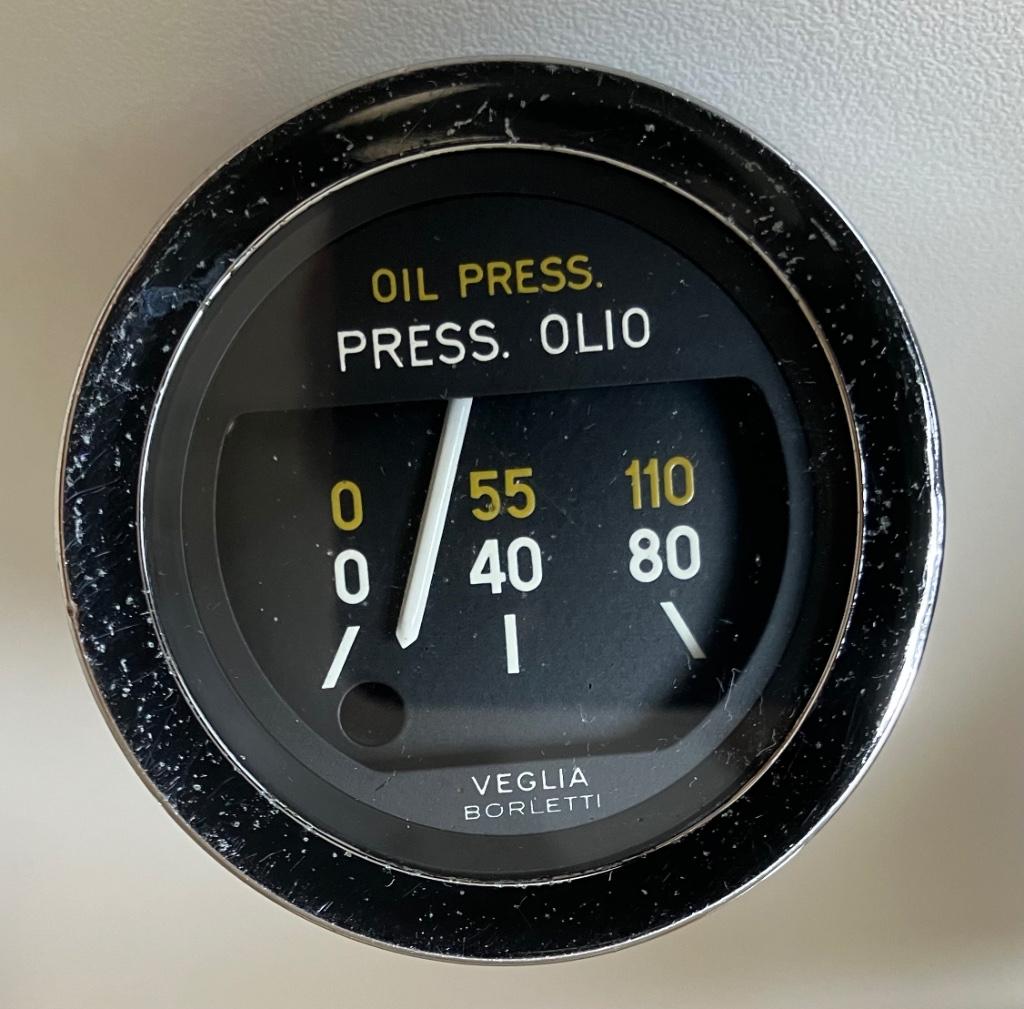 Veglia Borletti Olie drukmeter - Oldtimer, Motoren, Onderdelen | Oldtimers, Ophalen of Verzenden, Gebruikt