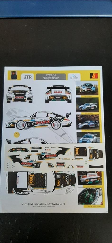 Stickers Rallye 1/43, Enlèvement ou Envoi, Comme neuf