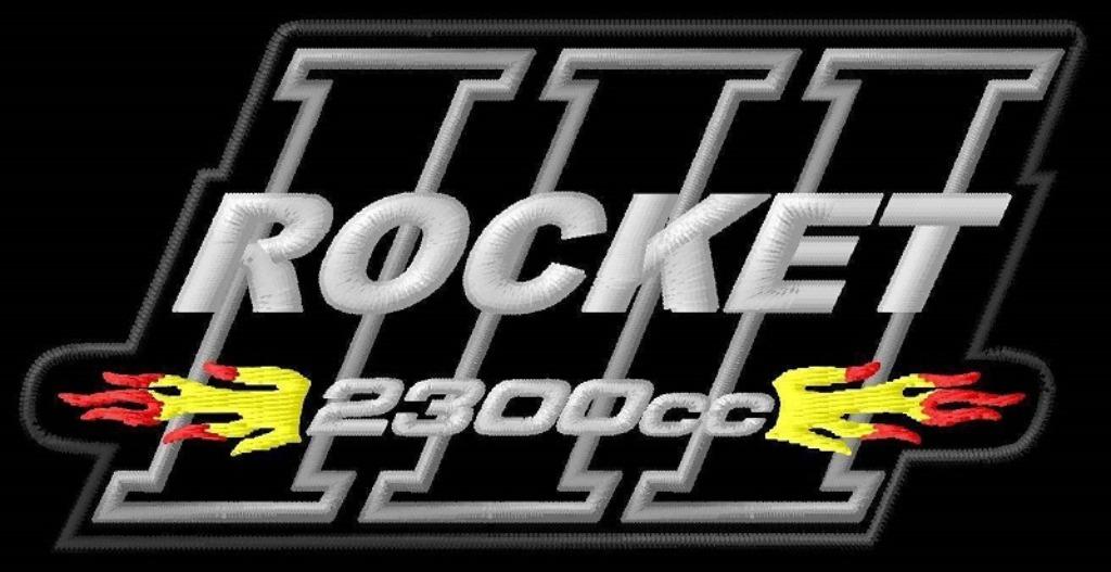 Patch Triumph Rocket III 2300cc - 122 x 64 mm, Ophalen of Verzenden, Nieuw