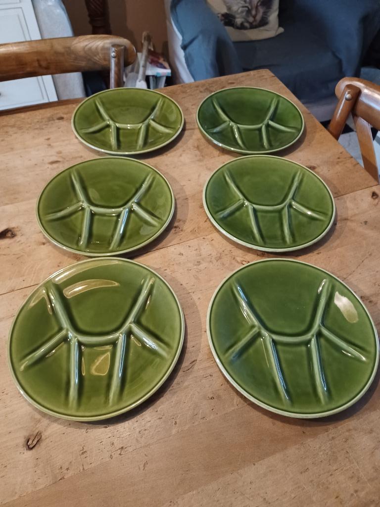 BOCH KERALUX EN BOCH fondueborden aan 2.50 euro per stuk, Antiek en Kunst, Antiek | Servies los, Ophalen of Verzenden
