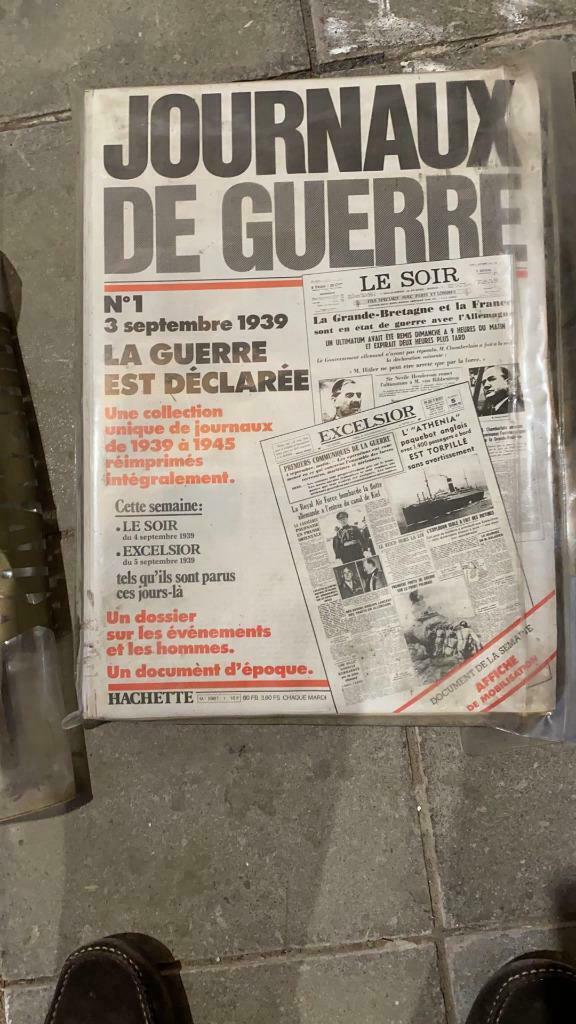 Journaux de Guerre 1939-45, Deuxième Guerre mondiale, Enlèvement, HACHETTE, Général