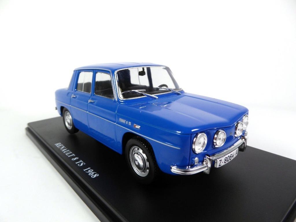 1:24 Hachette Ixo Renault R8 TS 1968 Blauw Fasa España, Ophalen of Verzenden, Zo goed als nieuw, Auto