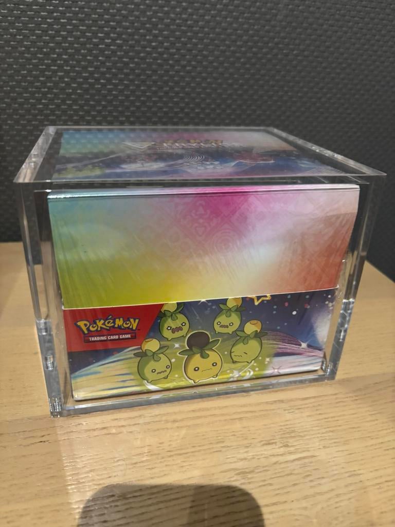 Seald Minitin display paldean fates acryl box  inbegrepen !, Ophalen of Verzenden
