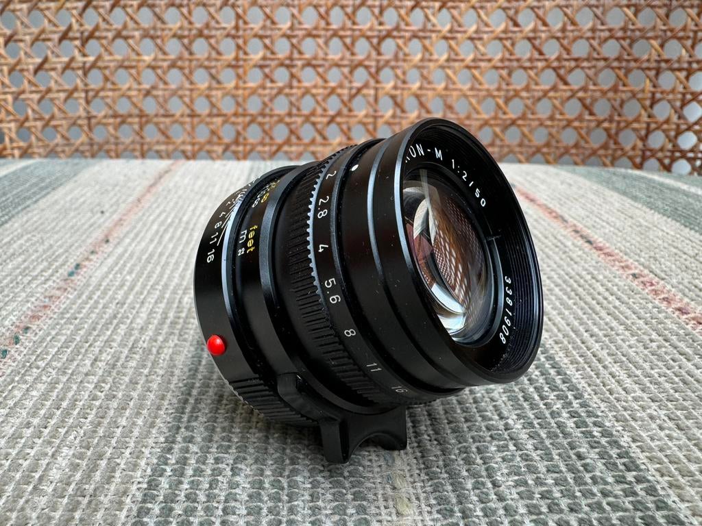 Nieuwstaat Leica Summicron M 50mm 2.0 Versie 4 Lens 50 V4, Enlèvement ou Envoi, Comme neuf