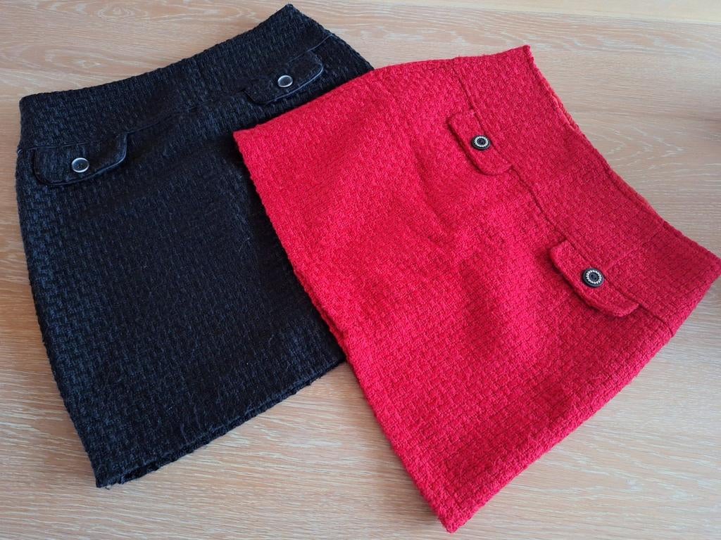 Twee warme rokjes maat 36 in wol, viscose merk Lola- Lisa, Ophalen of Verzenden